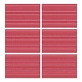 thumbnail image 1 of Red Christmas Pattern Summer Placemats Table Placemats Set Of 6-Linen Kitchen Washable Placemats Table Mats 11.8"x17.7" Non-Slip Heat Resistant, 1 of 5