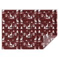 thumbnail image 1 of Red Christmas Plaid Deer and Tree Pattern Rectangle Tablecloth 60"x84",Waterproof Polyester Rectangle Table Cloth, Wipeable Spillproof Polyester Tablecloth for Dining, Camping, Indoor and Outdoor, 1 of 5