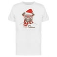 thumbnail image 1 of Red Christmas Pug Graphic T-Shirt Men -Image by Shutterstock, Male Medium, 1 of 2