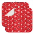 thumbnail image 1 of Red Christmas Reindeer Pattern Dish Drying Mat for Kitchen 1 Pack, Ultra Absorbent Microfiber Dishes Drainer Mats,16x18in(41x46cm), 1 of 6
