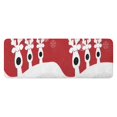 thumbnail image 1 of Red Christmas Reindeer Pattern Kitchen Rug Mat,Kitchen Runner Rugs Non Skid Washable,Decorative Kitchen Floor Mats for Kitchen,Sink,Laundry,17"x47.2", 1 of 7