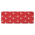 thumbnail image 1 of Red Christmas Reindeer Pattern Kitchen Rug Mat,Kitchen Runner Rugs Non Skid Washable,Decorative Kitchen Floor Mats for Kitchen,Sink,Laundry,17"x47.2", 1 of 7