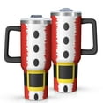 thumbnail image 1 of Red Christmas Santa Costume Pattern Tumbler with Handle and Lid,40oz Double Wall Vacuum Insulated Tumbler,Cups Gift for Women and Men, 1 of 7