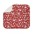 thumbnail image 1 of Red Christmas Silhouette Pattern Dish Drying Mat for Kitchen 1 Pack, Ultra Absorbent Microfiber Dishes Drainer Mats,16x18in(41x46cm), 1 of 6