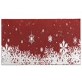 thumbnail image 1 of Red Christmas Snowflake Pattern Door Rugs,Washable Non Slip Door Mats Indoor,Decorative Door Mats,Entry Mat Indoor for Entrance,Bedroom,Kitchen,Bathroom,17"x30", 1 of 6