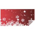 thumbnail image 1 of Red Christmas Snowflake Pattern Rectangle Tablecloth 60"x120",Waterproof Polyester Rectangle Table Cloth, Wipeable Spillproof Polyester Tablecloth for Dining, Camping, Indoor and Outdoor, 1 of 6