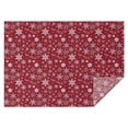 thumbnail image 1 of Red Christmas Snowflake Pattern Rectangle Tablecloth 60"x84",Waterproof Polyester Rectangle Table Cloth, Wipeable Spillproof Polyester Tablecloth for Dining, Camping, Indoor and Outdoor, 1 of 5