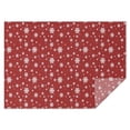 thumbnail image 1 of Red Christmas Snowflake Pattern Rectangle Tablecloth 60"x84",Waterproof Polyester Rectangle Table Cloth, Wipeable Spillproof Polyester Tablecloth for Dining, Camping, Indoor and Outdoor, 1 of 5