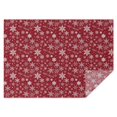 thumbnail image 1 of Red Christmas Snowflake Pattern Rectangle Tablecloth 60"x84",Waterproof Polyester Rectangle Table Cloth, Wipeable Spillproof Polyester Tablecloth for Dining, Camping, Indoor and Outdoor, 1 of 5