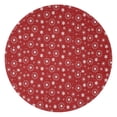 thumbnail image 1 of Red Christmas Snowflake Pattern Round Blanket,Comfortable Soft Flannel Throw Blanket,All Season,Warm Lightweight Blankets for Sofa Bed Couch Living Room Chair 60"x60", 1 of 5