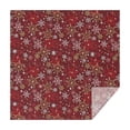 thumbnail image 1 of Red Christmas Snowflake Pattern Square Tablecloth,Waterproof Square Table Cover,Wipeable Spillproof Washable Table Cover for Home Kitchen Party Decor 52"x52"(132x132cm), 1 of 6