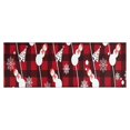 thumbnail image 1 of Red Christmas Snowman Pattern Kitchen Rug Mat,Kitchen Runner Rugs Non Skid Washable,Decorative Kitchen Floor Mats for Kitchen,Sink,Laundry,17"X47", 1 of 5