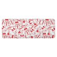 thumbnail image 1 of Red Christmas Snowman Pattern Kitchen Rug Mat,Kitchen Runner Rugs Non Skid Washable,Decorative Kitchen Floor Mats for Kitchen,Sink,Laundry,17"x47.2", 1 of 7