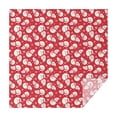 thumbnail image 1 of Red Christmas Snowman Pattern Square Tablecloth,Waterproof Square Table Cover,Wipeable Spillproof Washable Table Cover for Home Kitchen Party Decor 52"x52"(132x132cm), 1 of 6