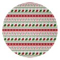 thumbnail image 1 of Red Christmas Stocking and Snowflake Pattern Round Blanket,Comfortable Soft Flannel Throw Blanket,All Season,Warm Lightweight Blankets for Sofa Bed Couch Living Room Chair 47"x47", 1 of 5