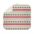 thumbnail image 1 of Red Christmas Stocking and Snowflake Pattern Dish Drying Mat for Kitchen 1 Pack, Ultra Absorbent Microfiber Dishes Drainer Mats,16x18in(41x46cm), 1 of 6
