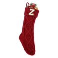 thumbnail image 1 of Red Christmas Stockings with Initials(Letters A-Z)for Christmas Decorations,Xmas Hanging Ornaments with Golden Snowflakes,Personalized Family Holiday Decor & Gift Storage - Z, 1 of 8