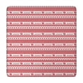 thumbnail image 1 of Red Christmas Striped Pattern (2) Square Fitted Tablecloth with Elastic Edge,Square Table Cover,Washable Elastic Table Cover for Home Kitchen Party Decor 34"x34", 1 of 6