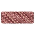 thumbnail image 1 of Red Christmas Striped Pattern Kitchen Rug Mat,Kitchen Runner Rugs Non Skid Washable,Decorative Kitchen Floor Mats for Kitchen,Sink,Laundry,17"x47.2", 1 of 7