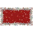 thumbnail image 1 of Red Christmas Tablecloth Rectangle 60x102 Inch, Winter Xmas Snowman Santa Christmas Tree Table Cloth Cover Rectangle Table Washable, Holiday Christmas Tablecloths for Rectangle Tables, 1 of 1
