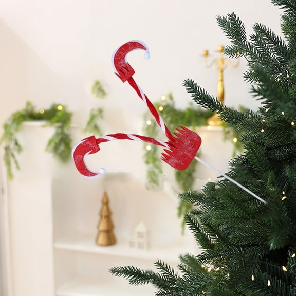 Red Christmas Tree Cuttings, Imitation Pine Branches, Plastic Tree Inserts, Easy Fill Gaps, Home Holiday Decor,Vsgery