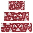 thumbnail image 1 of Red Christmas Tree and Deer Pattern Kitchen Rugs Sets Of 3,Kitchen Runner Rugs Non Skid Washable,Decorative Kitchen Floor Mats for Kitchen,Sink,Laundry,17"x30"+ 17"x47" + 17"x59", 1 of 6