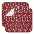 thumbnail image 1 of Red Christmas Tree Pattern Dish Drying Mat for Kitchen 1 Pack, Ultra Absorbent Microfiber Dishes Drainer Mats,16x18in(41x46cm), 1 of 6