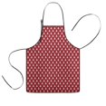 thumbnail image 1 of Red Christmas Tree Pattern Kids Aprons for Girls and Boys,Adjustable Neck Strap Toddler Aprons for Kids Cooking Baking, 1 of 7