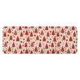 thumbnail image 1 of Red Christmas Tree Pattern Kitchen Rug Mat,Kitchen Runner Rugs Non Skid Washable,Decorative Kitchen Floor Mats for Kitchen,Sink,Laundry,17"x47.2", 1 of 7