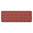 thumbnail image 1 of Red Christmas Tree Pattern Kitchen Rug Mat,Kitchen Runner Rugs Non Skid Washable,Decorative Kitchen Floor Mats for Kitchen,Sink,Laundry,17"x47.2", 1 of 7