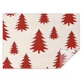 thumbnail image 1 of Red Christmas Tree Pattern Rectangle Tablecloth 60"x84",Waterproof Polyester Rectangle Table Cloth, Wipeable Spillproof Polyester Tablecloth for Dining, Camping, Indoor and Outdoor, 1 of 5
