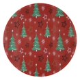 thumbnail image 1 of Red Christmas Tree Pattern Round Blanket,Comfortable Soft Flannel Throw Blanket,All Season,Warm Lightweight Blankets for Sofa Bed Couch Living Room Chair 60"x60", 1 of 5