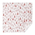 thumbnail image 1 of Red Christmas Tree Pattern Square Tablecloth,Waterproof Square Table Cover,Wipeable Spillproof Washable Table Cover for Home Kitchen Party Decor 42"X42"(107x107cm), 1 of 6