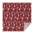 thumbnail image 1 of Red Christmas Tree Pattern Square Tablecloth,Waterproof Square Table Cover,Wipeable Spillproof Washable Table Cover for Home Kitchen Party Decor 42"X42"(107x107cm), 1 of 6