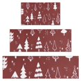 thumbnail image 1 of Red Christmas Tree and Star Pattern Kitchen Rugs Sets Of 3,Kitchen Runner Rugs Non Skid Washable,Decorative Kitchen Floor Mats for Kitchen,Sink,Laundry,17"x30"+ 17"x47" + 17"x59", 1 of 6