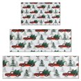 thumbnail image 1 of Red Christmas Truck and Tree Pattern Kitchen Rugs Sets Of 3,Kitchen Runner Rugs Non Skid Washable,Decorative Kitchen Floor Mats for Kitchen,Sink,Laundry,17"x30"+ 17"x47" + 17"x59", 1 of 6