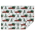 thumbnail image 1 of Red Christmas Truck and Tree Pattern Rectangle Tablecloth 60"x84",Waterproof Polyester Rectangle Table Cloth, Wipeable Spillproof Polyester Tablecloth for Dining, Camping, Indoor and Outdoor, 1 of 5