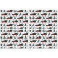 thumbnail image 1 of Red Christmas Truck and Tree Pattern Summer Placemats Table Placemats Set Of 4-Linen Kitchen Washable Placemats Table Mats 11.8"x17.7" Non-Slip Heat Resistant, 1 of 6