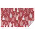 thumbnail image 1 of Red Christmas Village Pattern Rectangle Tablecloth 60"x102",Waterproof Polyester Rectangle Table Cloth, Wipeable Spillproof Polyester Tablecloth for Dining, Camping, Indoor and Outdoor, 1 of 6
