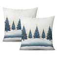thumbnail image 1 of Red Christmas Winter Snowflake Throw Pillow Case Beautiful Throw Pillow Case 2 Pack Decorative Pillowcase for Indoor Home Bedroom, 1 of 7