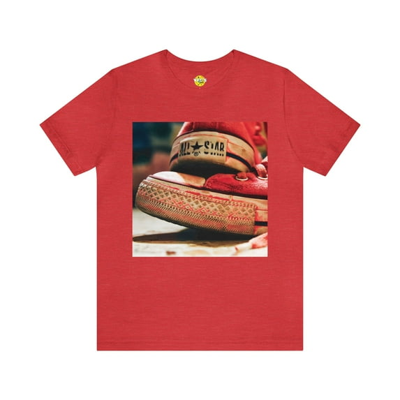 Red Chuck Taylors Zoomed In Short Sleeve T-Shirt