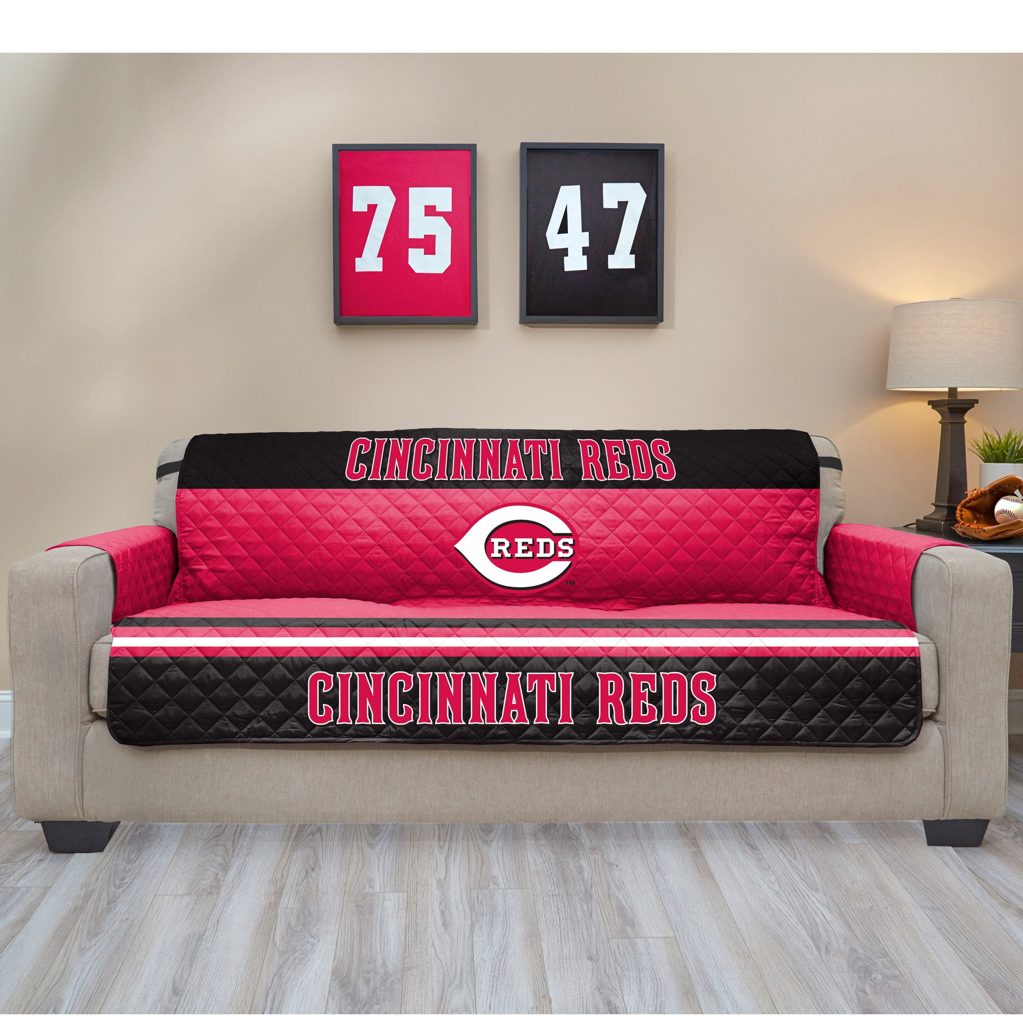 Red Cincinnati Reds Sofa Protector - Walmart.com
