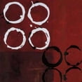 thumbnail image 1 of Red Circles I Poster Print by Laurie Maitland, 1 of 2