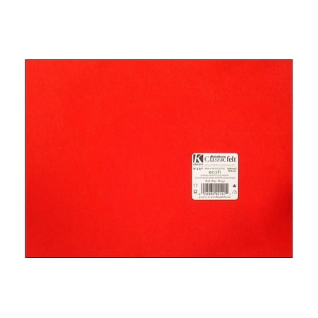 Red Classic Craft Felt, 1 Each