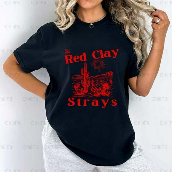 Red Clay Strays Country Music Americana Southern Rock Band Fan Comfort Color T-Shirt Unisex, up to 4XL