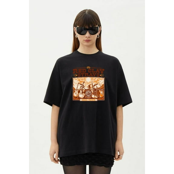 Red Clay Strays Tour 2024 Southern Rock Blues T-Shirt, for men & women, up to size 5XL