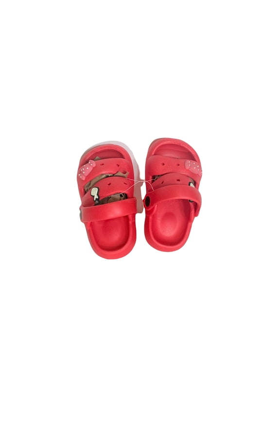 Red Clogs for Babies/Toddlers with Candy Charms - US SIZE 06