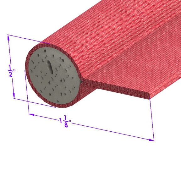 Red, Cloth-Covered Sponge Windlace - LP 57-G