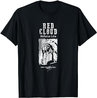 Red Cloud-Oglala Lakota Chief-Sioux-Native American-Indian T-Shirt ...