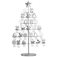 thumbnail image 1 of Red Co. 27.5" Tall Decorative Christmas Tree Card & Photo Holder Tabletop Display Rack Ornament in Silver Finish, 1 of 2